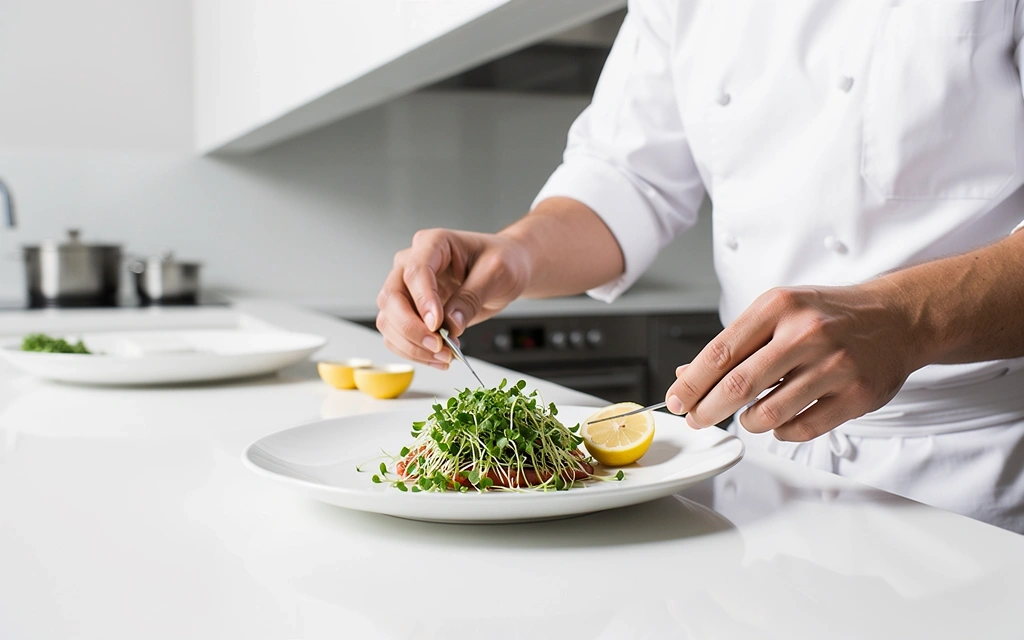 Professional food preparation at DietMurah